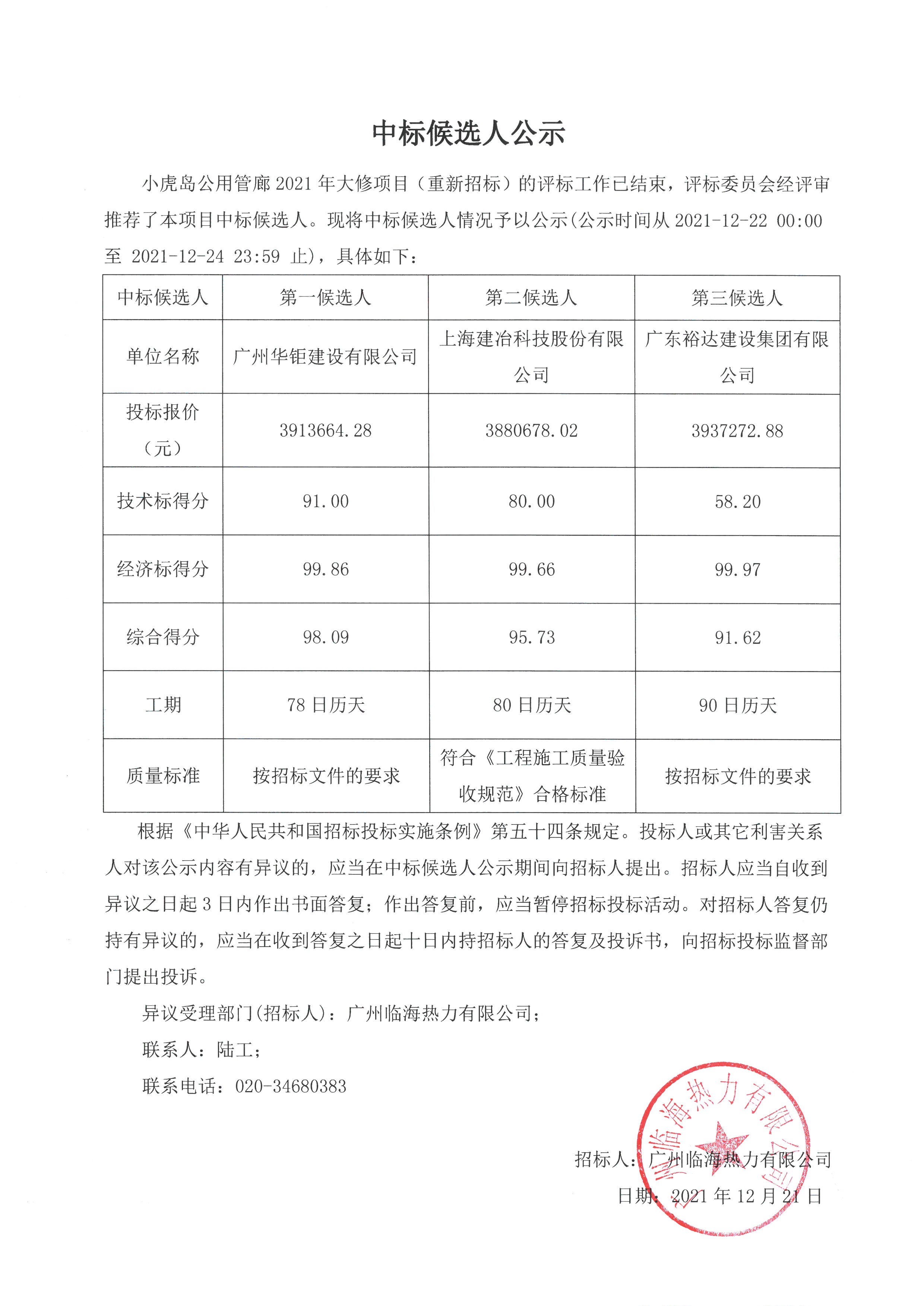 小虎島公用管廊2021年大修項目（重新招標）中標候選人公示.jpg
